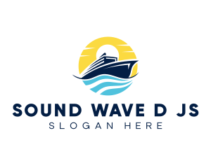 Ocean Cruise Transportation logo design