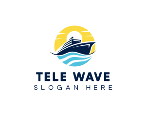 Ocean Cruise Transportation logo design