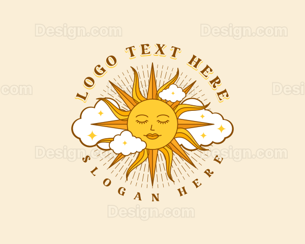 Mystical Summer Sun Logo