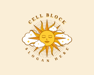 Mystical Summer Sun logo design