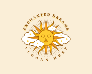 Mystical Summer Sun logo design
