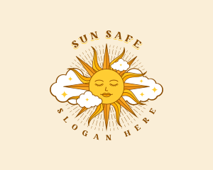 Mystical Summer Sun logo design