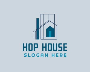 House Building Architecture logo design