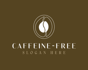 Coffee Bean Line Art logo design