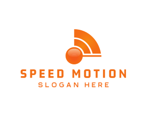 Orange Wave Signal logo design