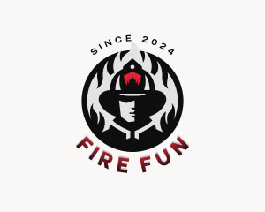 Fireman Fire Safety logo