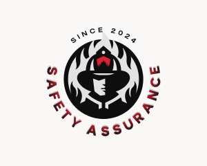 Fireman Fire Safety logo