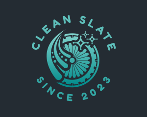 Tire Cleaning Car Wash logo design