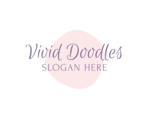 Watercolor Script Wordmark logo design