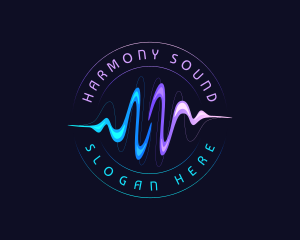 Music Sound Sonic Wave logo design