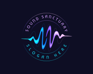 Music Sound Sonic Wave logo design