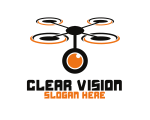 Camera Lens Drone logo