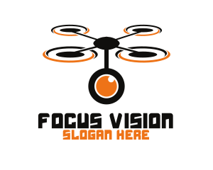 Camera Lens Drone logo