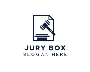 Legal Paper Justice Hammer logo