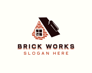 Brick Trowel Masonry logo design