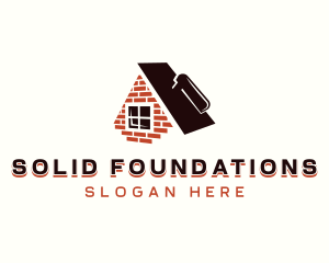 Brick Trowel Masonry logo design