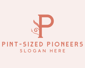 Plant Garden Letter P  logo design