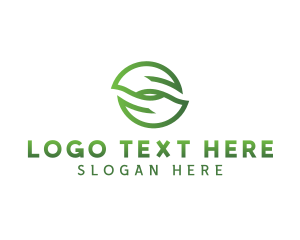 Twin Leaf Outline logo