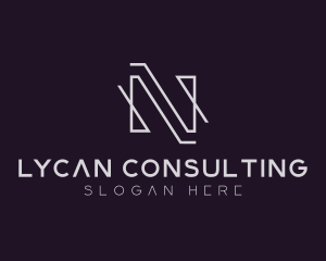 Professional Firm Letter N logo design