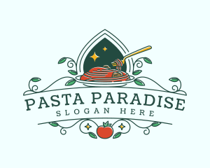 Tomato Spaghetti Pasta logo
