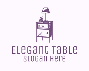 Purple Side Table logo design