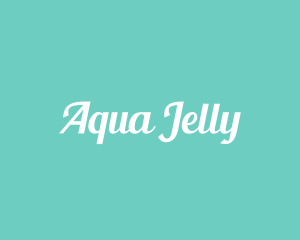 Aqua Fresh Text logo design