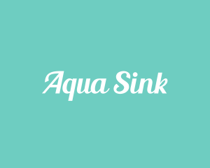 Aqua Fresh Text logo design