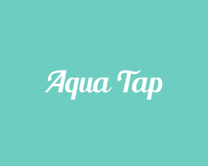 Aqua Fresh Text logo design