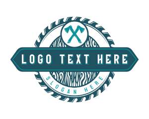 Axe Woodwork Lumberjack logo