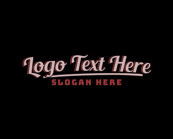 Typography logo example 4