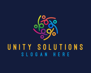 Colorful Group Alliance logo design