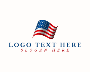 American Flag Wave logo