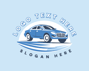 Car Wash Sedan Vehicle logo