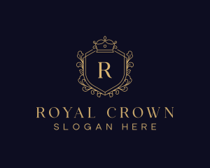 Decorative Royal Crown logo design