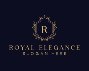 Decorative Royal Crown logo design