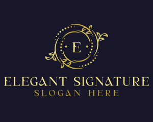 Elegant Floral Jewelry logo design