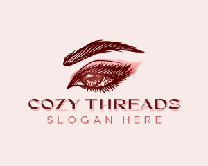 Eyebrows Beauty Fashion logo design