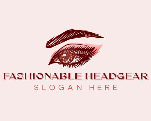 Eyebrows Beauty Fashion logo design