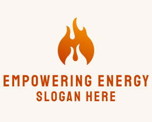 Fire Energy Fuel  logo design