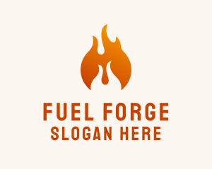 Fire Energy Fuel  logo design