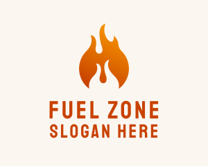 Fire Energy Fuel  logo design