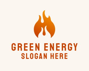 Fire Energy Fuel  logo design