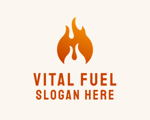 Fire Energy Fuel  logo design