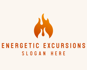 Fire Energy Fuel  logo design