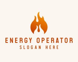 Fire Energy Fuel  logo design