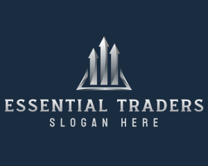 Arrow Triangle Investment logo design