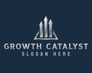 Arrow Triangle Investment logo design