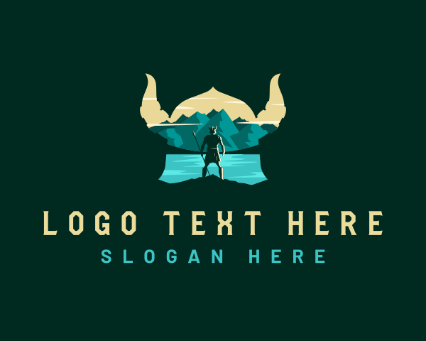 Viking Warrior Scenery logo