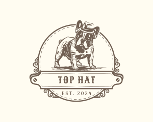 Pet Bulldog Grooming logo design