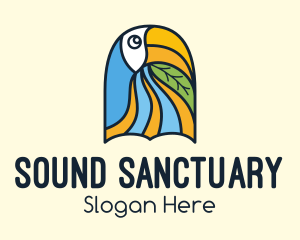 Toucan Bird Sanctuary logo design